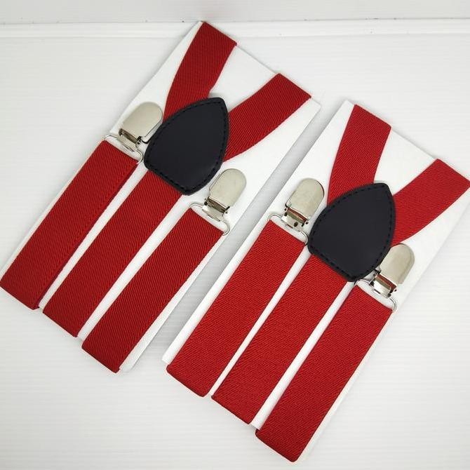 ready Suspender Anak dan Dewasa Pria Perempuan Coklat Tua