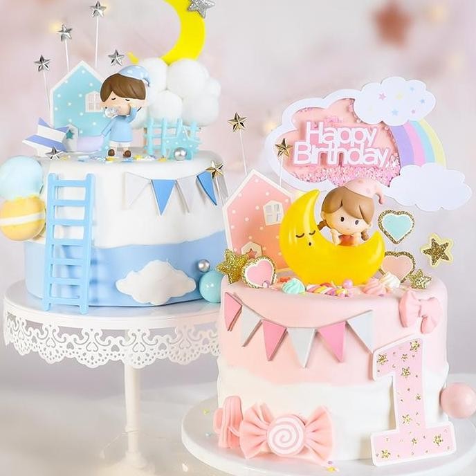 1SET Topper One Month baby/ Topper baby boy /Topper baby girl cake