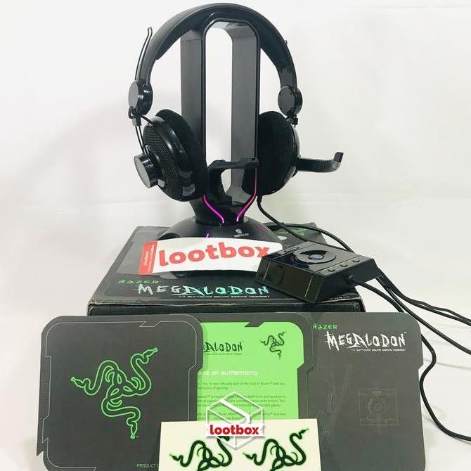 TERMURAH - Headset Gaming USB 7.1 RAZER Megalodon [SECOND]
