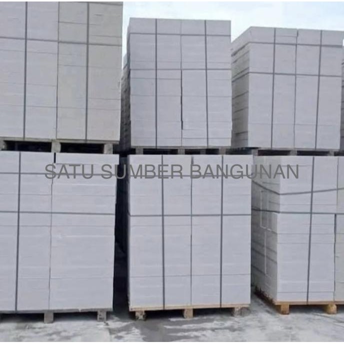 Hebel Herbel Bata Ringan Kubik 10cm 7.5cm Batako