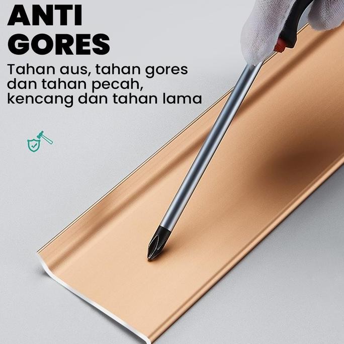 Skirting alumunium atau lis alumunium 2,5 m