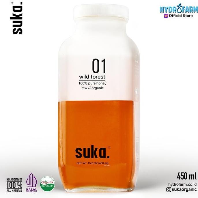 

[ MDstore ] Suka - Wild Forest Honey / Madu Hutan Liar Asli Murni Organik (450ml)