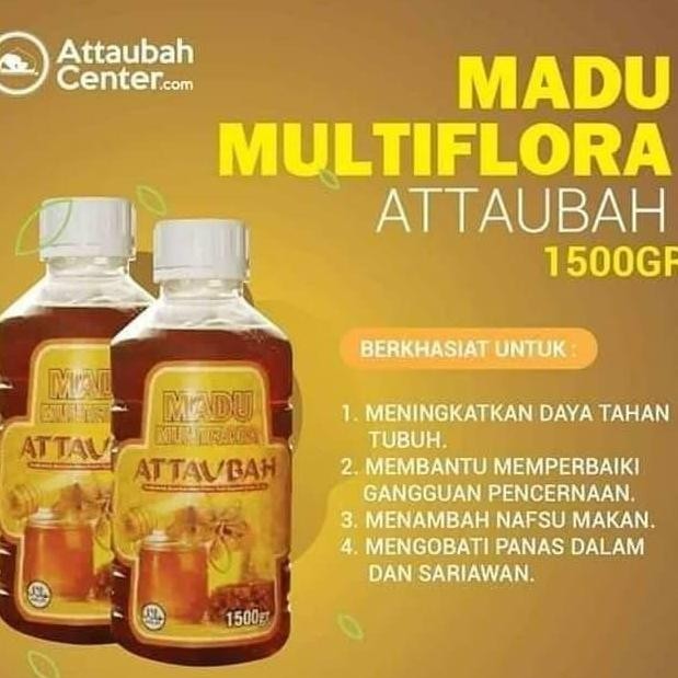 

[ MDstore ] madu multiflora attaubah madu murni