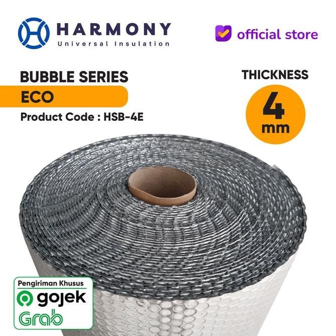 Aluminium Foil Bubble Atap Double Tebal 4mm Khusus Gosend / Grab