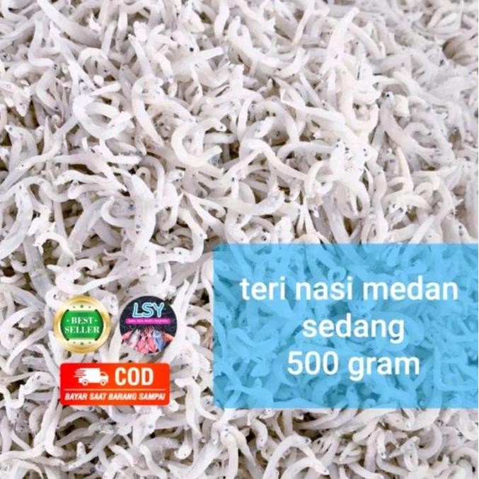 

Ikan Asin Teri Nasi Medan Size Sedang 500Gr
