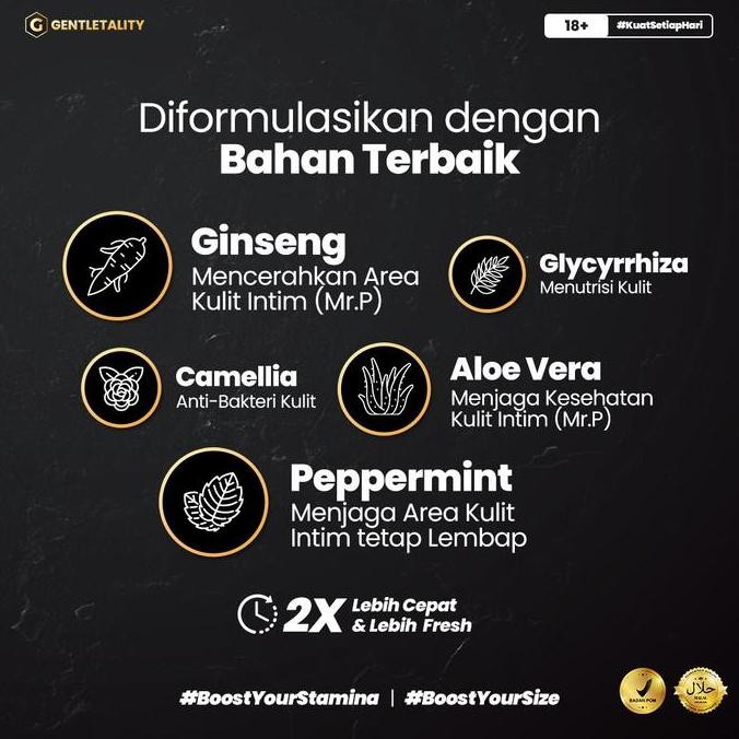 [SALE] GENTLETALITY - Intimate Gel Fresh Sabun Pembersih Vitalitas Pria