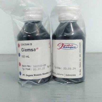 Larutan Giemsa 100 ml Giemsa Stain Reagen Pewarnaan