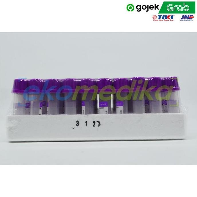 Vacutainer EDTA 0,5 ml Tabung Darah Videlab Micro Tube EDTA K3 0.5ml