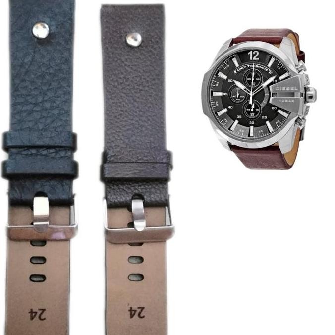 Tali Kulit DIESEL Tali Pengganti Jam Diesel Ukuran 24 26 28 Tali Kulit
