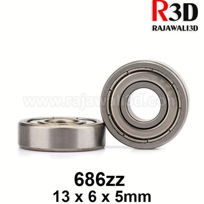 Up Ball Bearing 686Zz 686 Zz Miniature 6X13X5Mm Terlaris