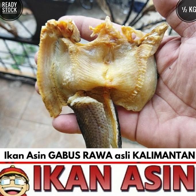 

Ikan Asin Gabus / Haruan Kecil 500 Gr