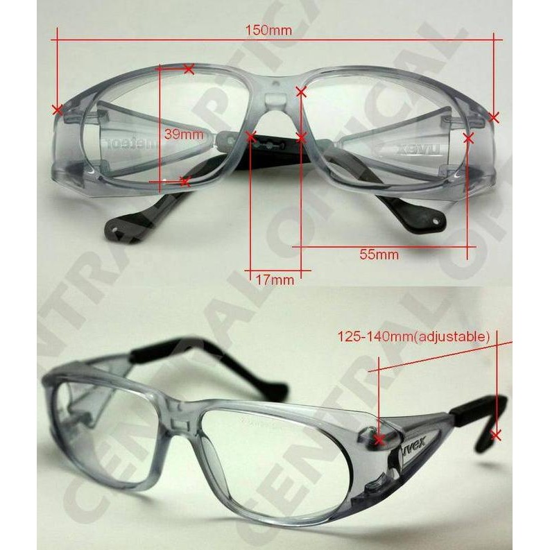 Kacamata safety minus #uvex meteor