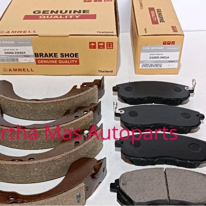 KAMPAS REM SET NISSAN JUKE KOMPLIT DEPAN BELAKANG NISSAN JUKE