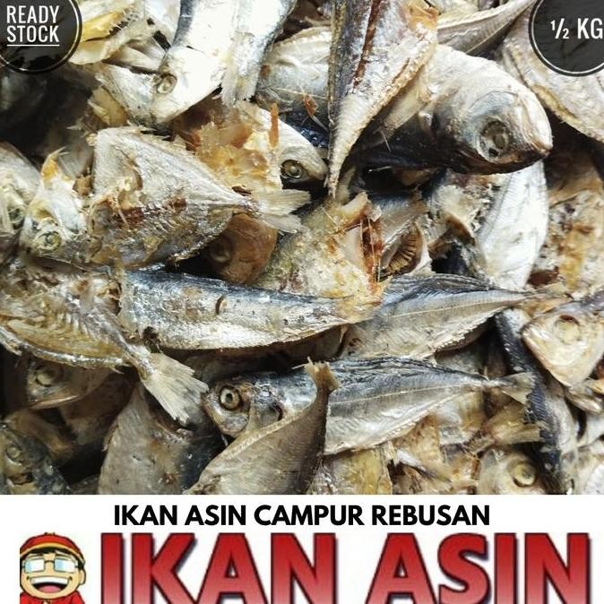 

Ikan Asin Campur / Sampah / Sapoh 500 Gr Cap Toke Bagan Siapi Api