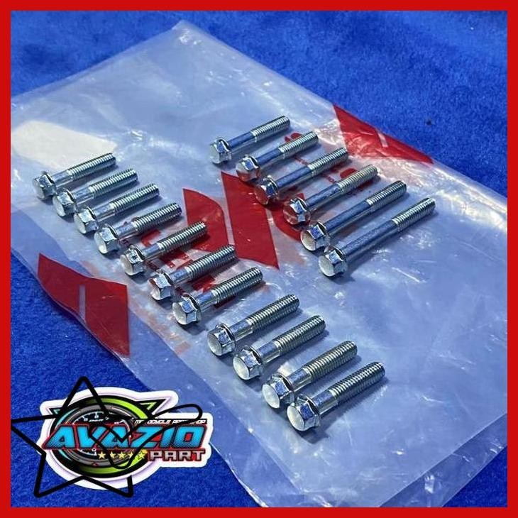 [BLR] 1SET BAUT BLOK MESIN KANAN KIRI SUZUKI THUNDER 125