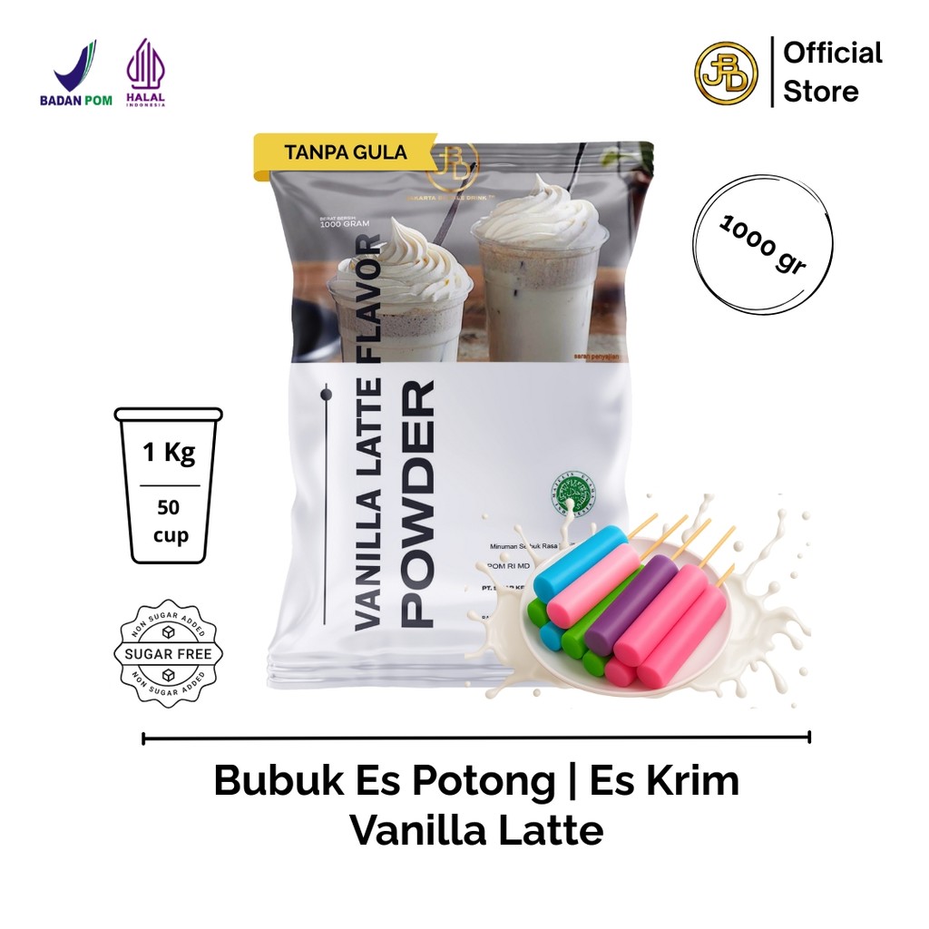 

Vanilla Latte Powder 1Kg untuk Es Potong Ala Cafe | JBD
