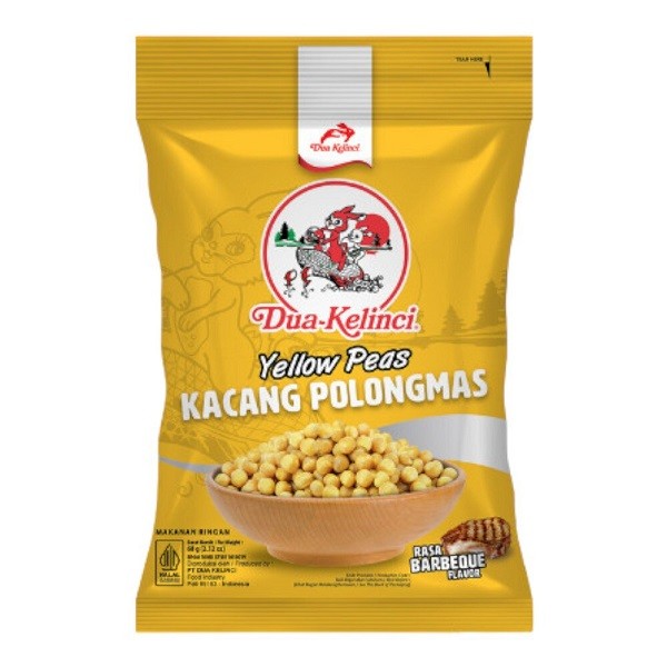 

DUA KELINCI KACANG POLONG MAS BBQ 70 GR