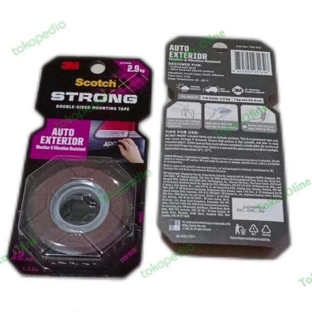 

3M Kca15 Double Tape Car Otomotif Peat Emblem