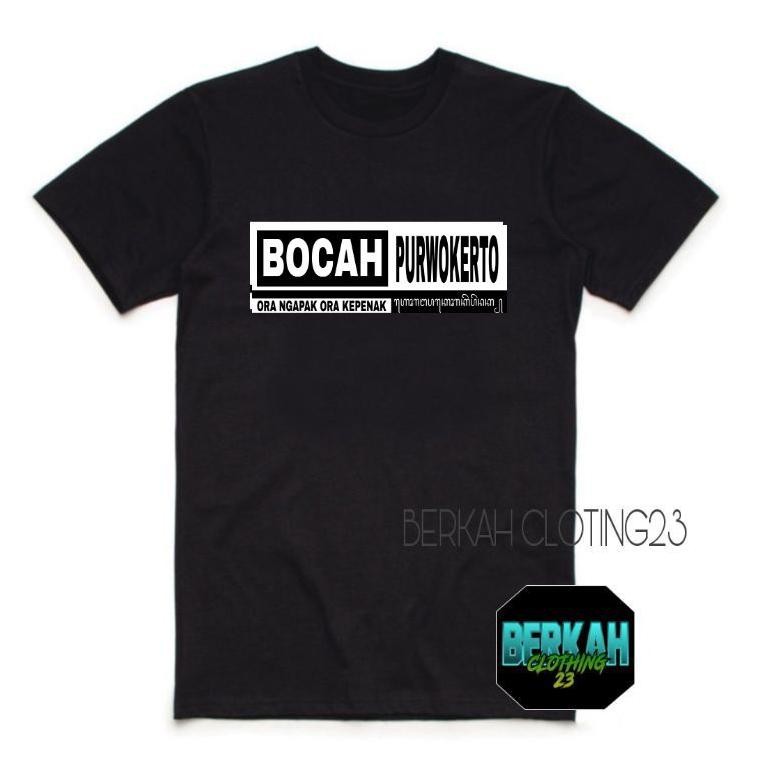 Promo Kaos Bocah Cah Purwokerto Ora Ngapak Ora Kepenak Aksara Jawa