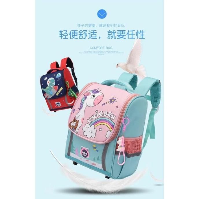 

Miliki Tas Ransel Anak Sekolah Premium Tebal Import Karakter Dino Unicorn