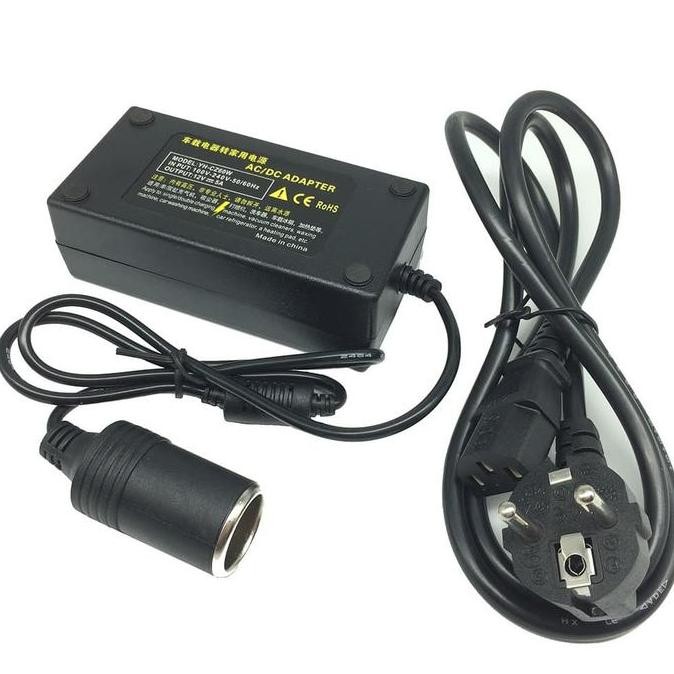 ADAPTOR VACUUM MOBIL Adaptor dc to ac 12V 5A untuk pompa BAN mobil