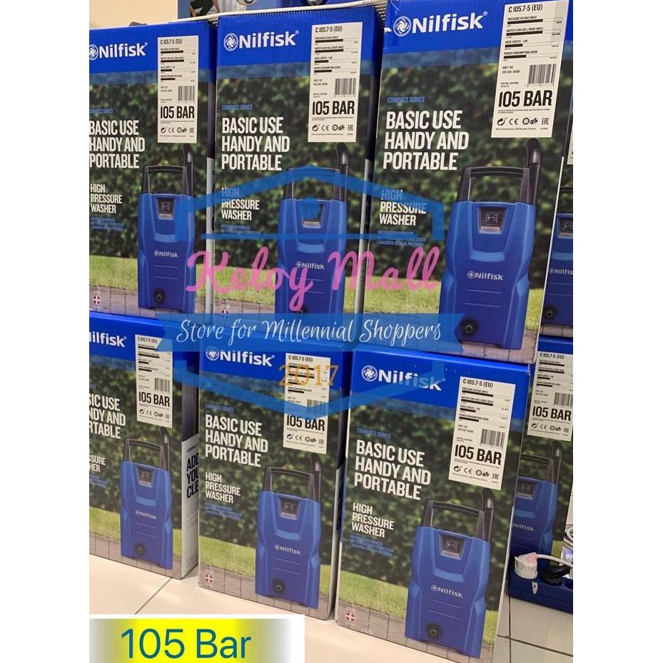 Mesin Cuci Mobil 105 Bar Tekanan Tinggi Nilfisk Jet Cleaner C105