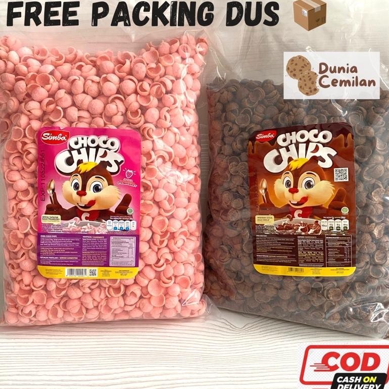 

[TERMURAH!] Simba Choco Chips Bulky 950 gram - Sereal Simba Coklat Strawberry