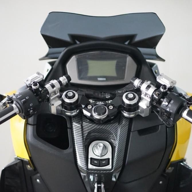 Stang Jepit Adjustable Setelan Nmax-155 2020 / 2021 Black Diamond