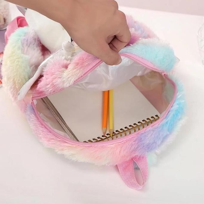 

Diskon Tas Ransel Unicorn Sekolah Bulu Plush Unicorn Timbul Anak