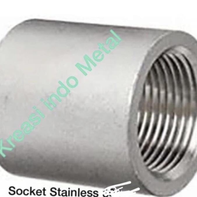 Socket 1 inch / sock npt #3000 / 6000 Npt SS316 stainless 316 coupling