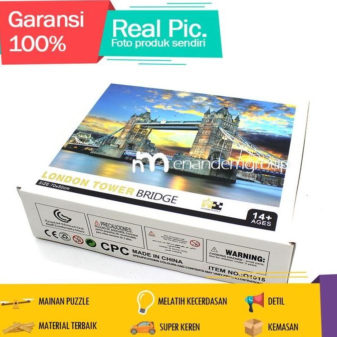 Puzzle 1000 Pcs Mainan Jigsaw London Bridge Premium