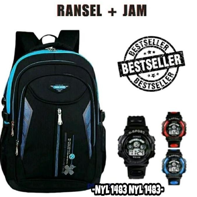 

Miliki Tas Ransel Anak Sekolah Sd Smp Anak Laki Laki Bonus Jam Tangan
