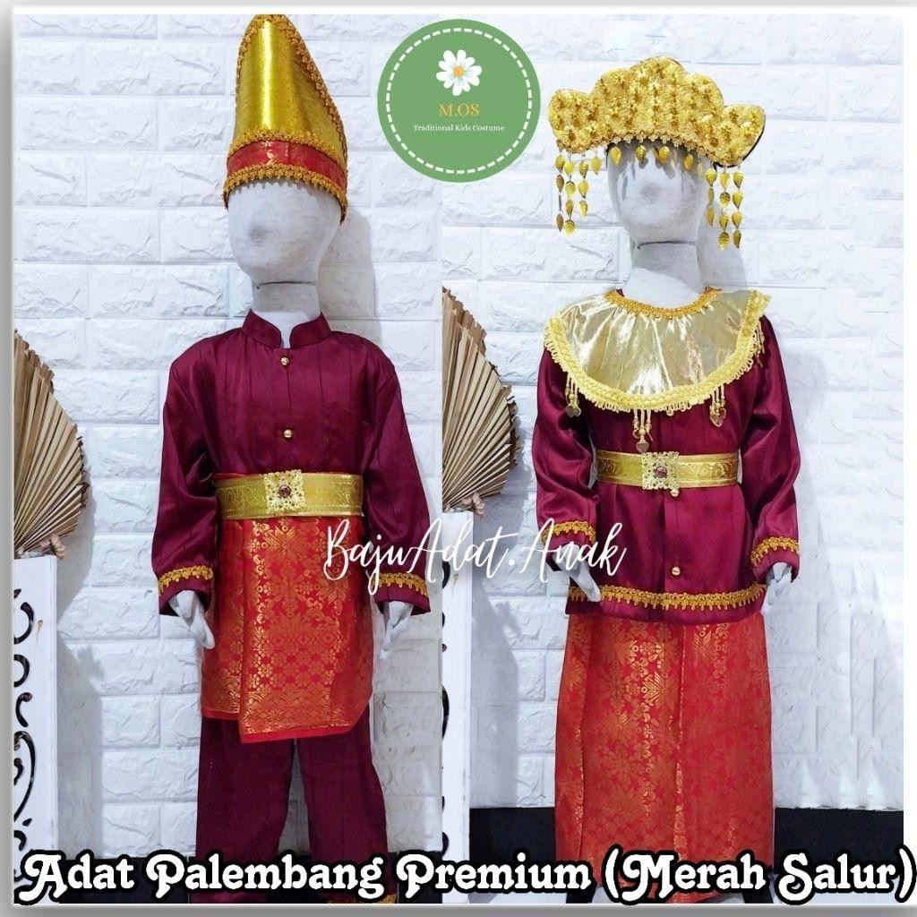 Baju Adat Palembang Anak Perempuan | Baju Adat Palembang Anak Laki-Laki| Baju Tradisional Palembang 