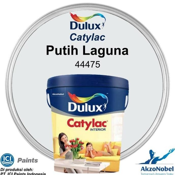 BEBAS ONGKIR - CAT DULUX CATYLAC INTERIOR 5 KG - PUTIH LAGUNA 44475