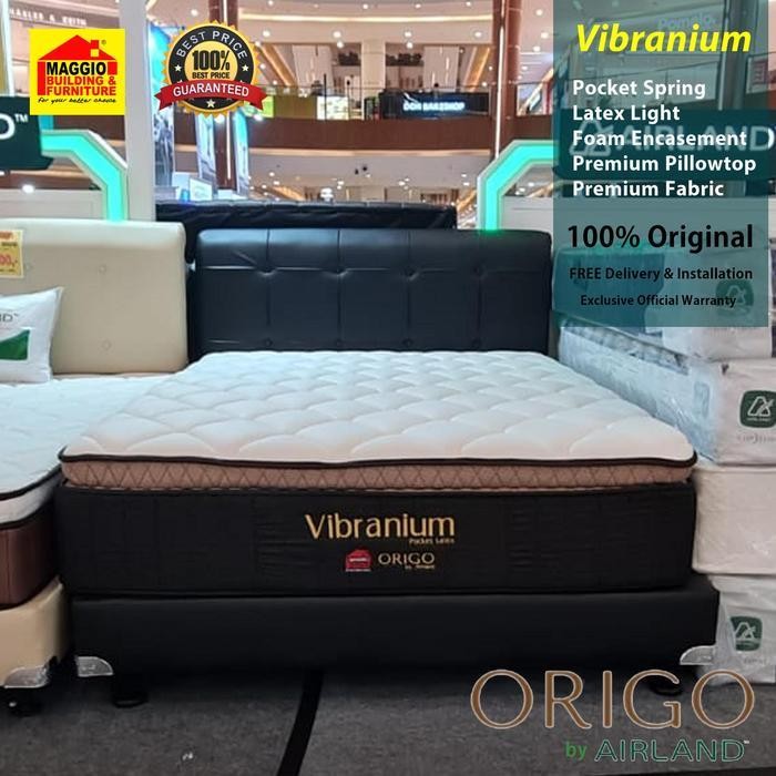 Kasur Springbed Origo - Matras Furniture - Maggio Vibranium - Origo By Airland Springbed