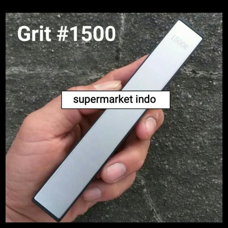 TERBARU BATU ASAH DIAMOND GRIT #1500 ASAHAN INTAN PENGASAH PISAU EDGE PRO 