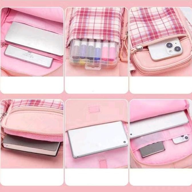 

Spesial Ushi - Tas Sekolah Anak Perempuan Import/Tas Ransel Anak Cewek/School Backpack/Girls School Bag/ Ransel Anak Sd Smp Sma Anti Air