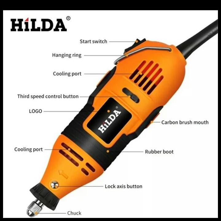 DISKON HILDA MINI DIE GRINDER TUNER CUNER MINI DRILL BOR MINI GERINDA 
