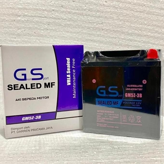 Aki Kering Motor Yamaha Vega R, Vega Zr Gm5Z Mf Gs