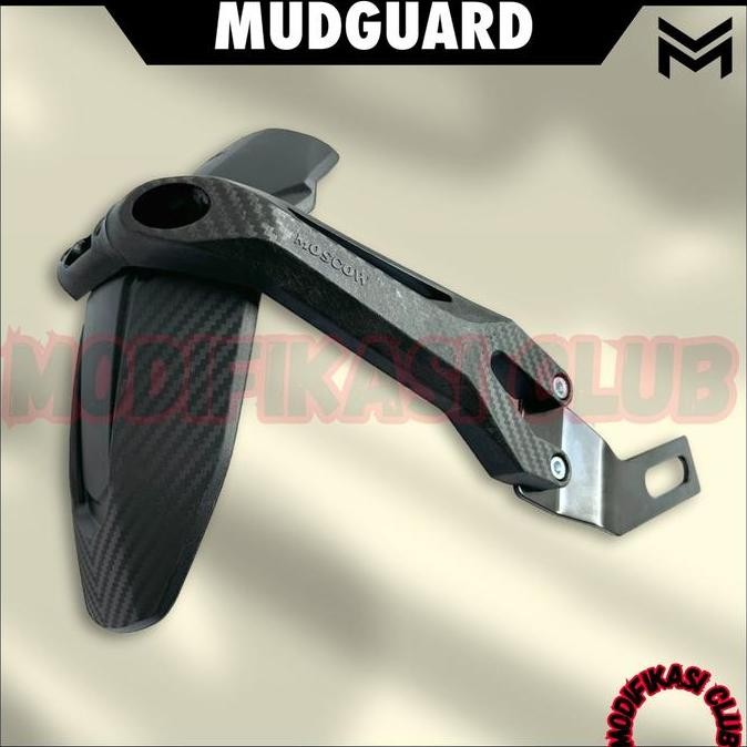 Mudguard Universal Spakbor Kolong Belakang Mud Guard Penahan Lumpur Karbon Mudguard Moscow Original 