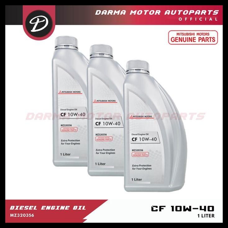 GRATIS ONGKIR OLI MESIN DIESEL CF 10W-40 ORIGINAL ASLI MITSUBISHI CF 10W-40 1 LITER 