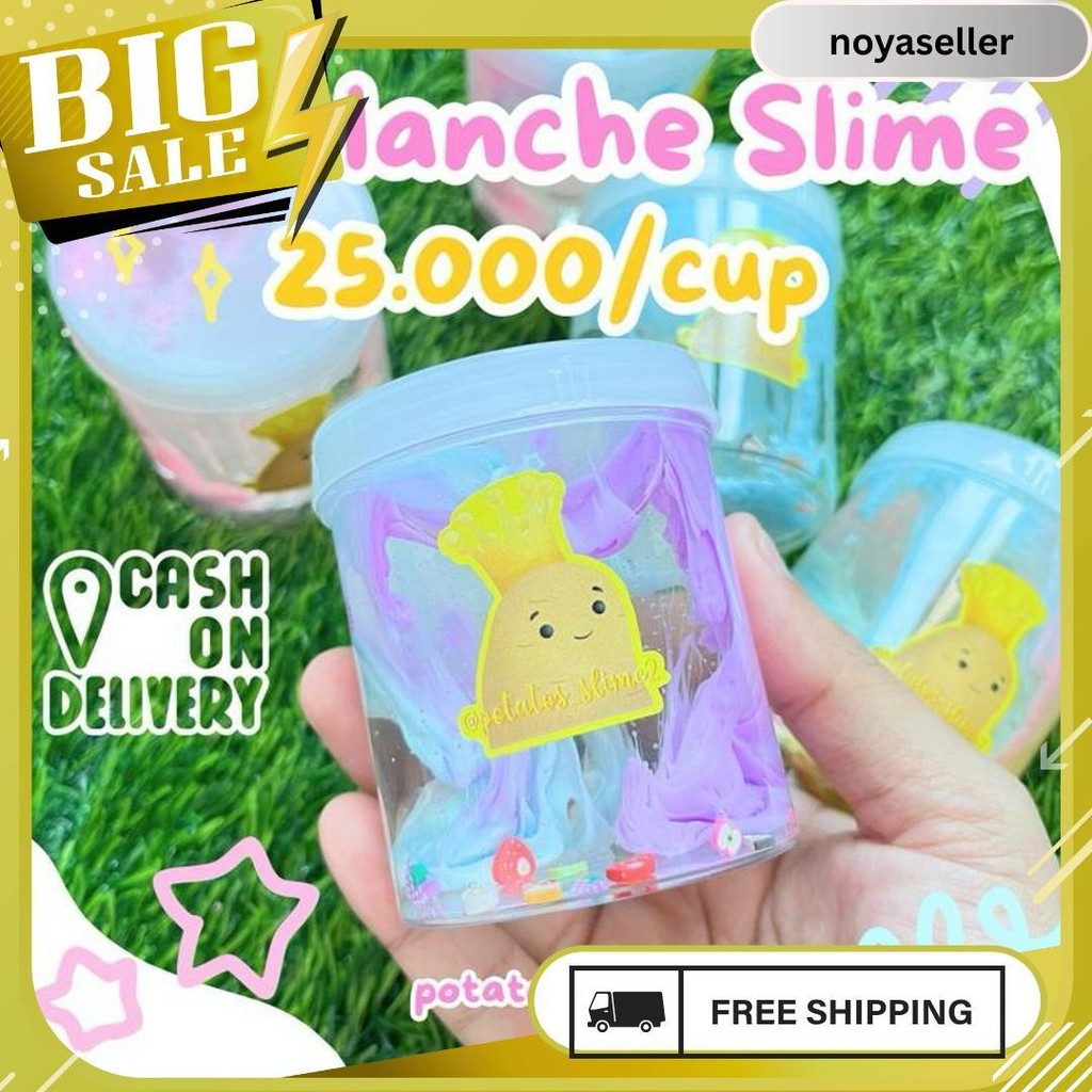 Avalanche Slime Potatos | New Packaging 200Ml Potatos_Slime2 Gratis Ongkir