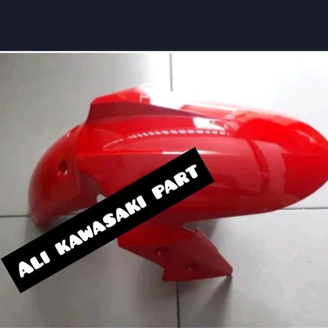 Spakbor Slebor Depan Ninja 250 Fi Old Z250 Fi Merah Original