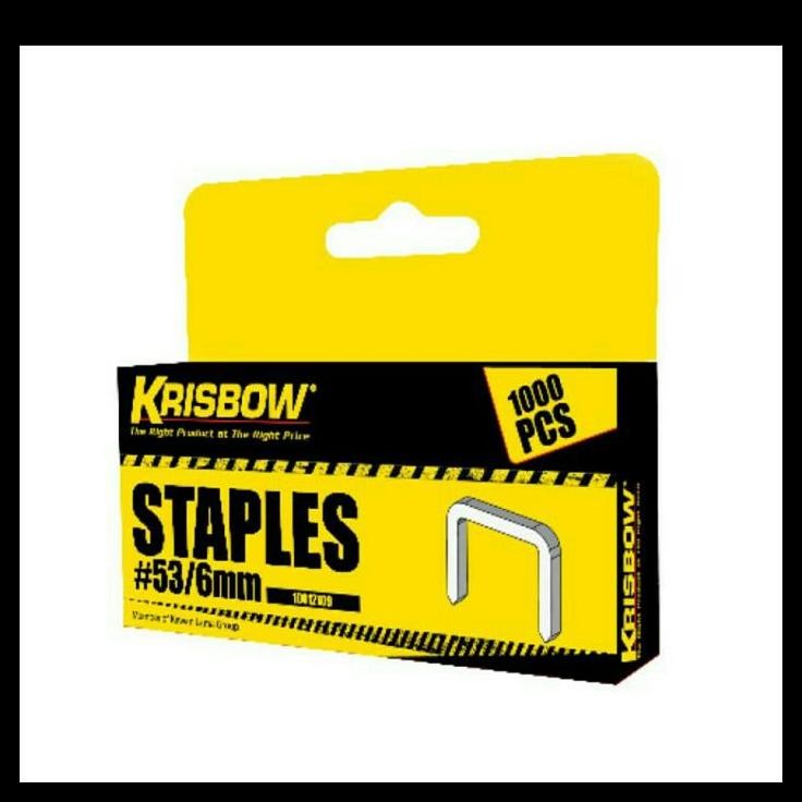 

TERMURAH KRISBOW STAPLES 53/6MM LRSGS6 10012109 !