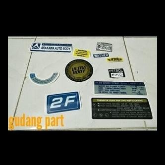 HOT DEAL STIKER STICKER SET TOYOTA HARDTOP FJ40 BENSIN 