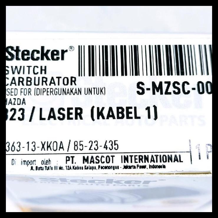 HOT DEAL SWITCH CARBURATOR KARBURATOR FORD 323 LASER KIA TIMOR 1.5 SOHC KABEL 1 E363-13-XKOA / E585-