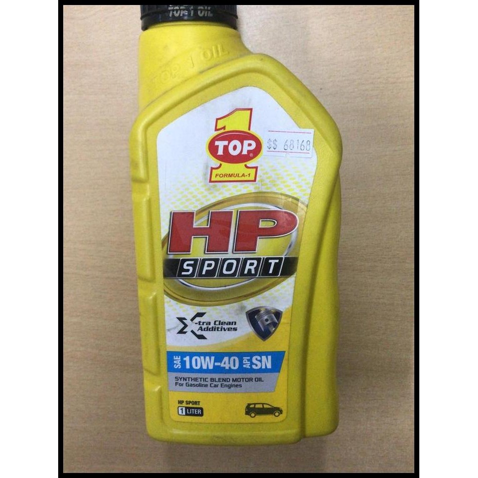 HOT DEAL OLI MESIN TOP 1 SMO HP SPORT 10W-40 10W40 1 LITER - 68168 - 