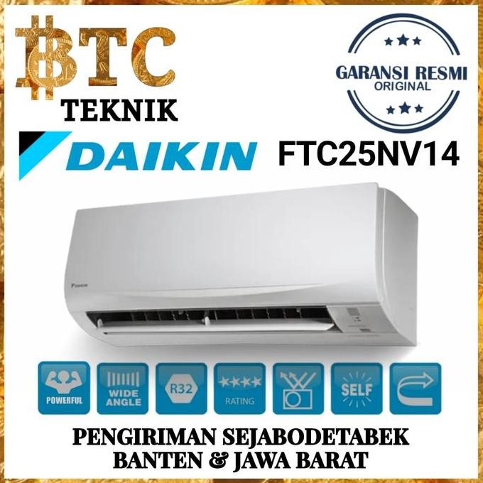 AC DAIKIN FTC 25 1 PK THAILAND AC DAIKIN FTC 25 + PASANG INSTALASI