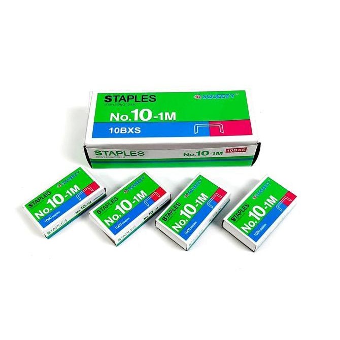 

Up Harga Grosir ( 1Packs/ 10 Boxes ) Isi /Refill Staples Squeezy No.10-1M