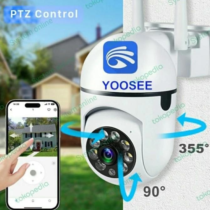 Ip Camera Cctv Yoosee Outdoor Ptz Speed Dome  8Mp